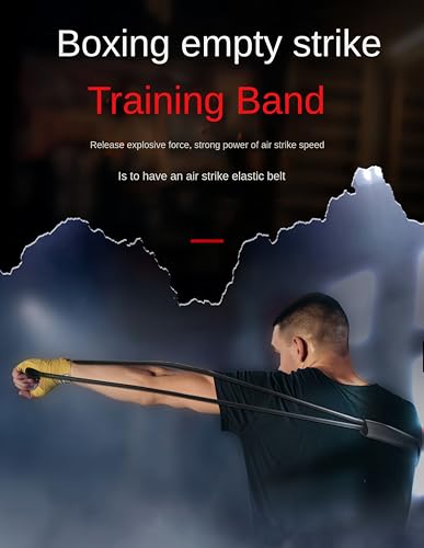 𝐇𝐀𝐍𝐒𝐘𝐃𝐎𝐍𝐍𝐘 Boxing Resistance Bands for Explosive Strength and Speed Training - Enhance Your Boxing Skills Anywhere, Anytime - color: Purple（50LB）