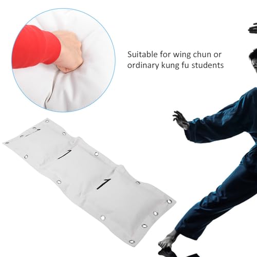 Empty Sandbag, Wall Kick Boxing Bag Wing Chun Wall Target Canvas Punching Bag with Zipper for Boxing Muay Thai Training Equipment