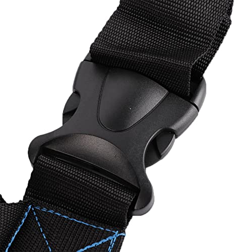 SUNGOOYUE Speed Strength Training Sled Shoulder Harness Resistance Band for Endurance Workout Training, Nylon Material for Speed, Ideal for Strength for Athletes, Black