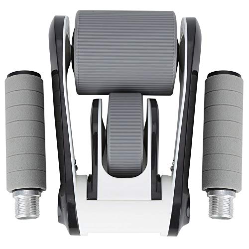 2 Wheels Ab Roller Wheel, Abdominal Muscle Exerciser, Dual - Wheel Core Trainer with Knee Pad for Home Gym, Stable Aluminum Alloy Frame, Foldable Design for Full - Body