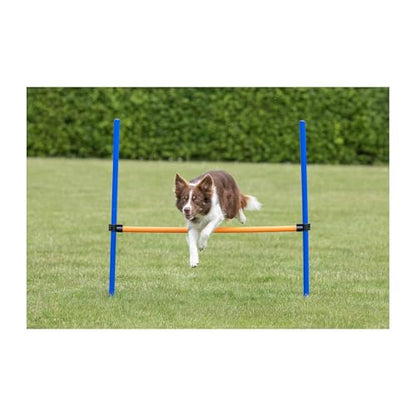 TRIXIE Dog Agility Hurdle, Portable Dog Agility Training, Adjustable Jumper, Exercise Tool