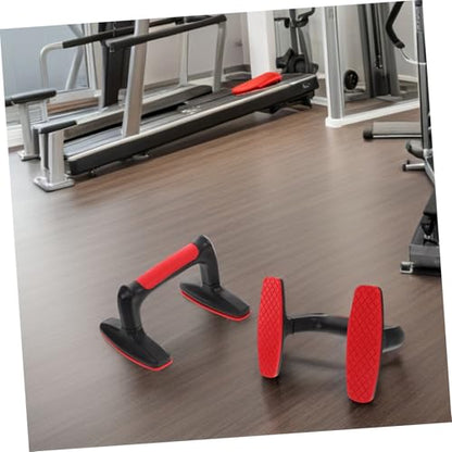 POPETPOP 2pcs Ergonomic Non Slip Parallettes Bars for Home Gym Workouts Stable Design Durable Handles for Push Ups Calisthenics Equipment for Men and Women