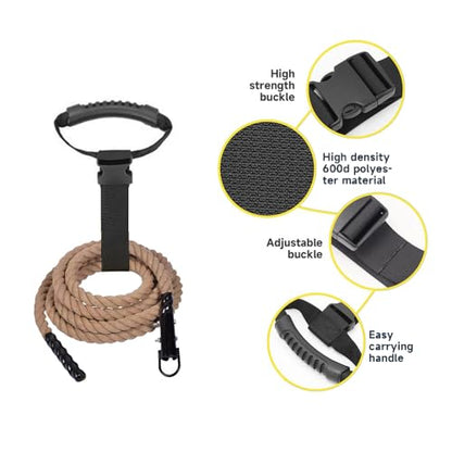 Battle Rope Wall Mount Kit, Gym Wall Ropes Anchor TRX Wall Mount, Heavy Duty Storage Hook Body Weight Strength Training Bracket,Yoga Swings Ceiling Mount Anchor