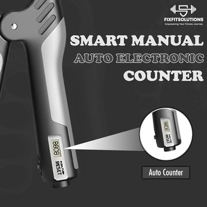Adjustable Grip Strength Trainer Hand Gripper for Grip Strength, Forearm & Wrist Strengthener, Hand Exerciser for Strength Training & Therapy 11-220Lbs(5-100KG)