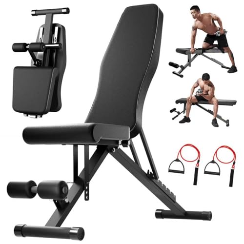 ALSO GO Adjustable Workout Bench for Home Gym, Strength Training Bench
