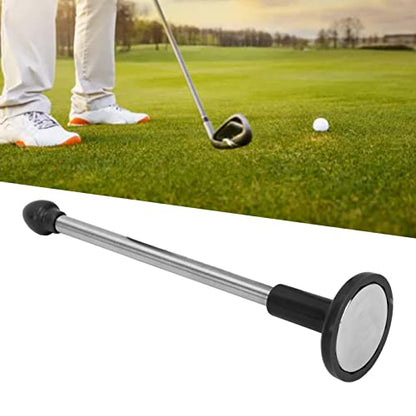 Magnetic Golf Club Alignment Stick, Golf Direction Indicator Training Aid, Telescopic Alignment Rod with Magnetic Base for Swing Posture Correction, Adjustable Lie Angle Tool for M