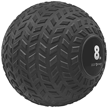 Champion Sports Rhino Fitness Slam Ball – Sand-Filled, Bounce-Resistant Ball for Strength & Conditioning, 6–50 lb - style: 8 Pound