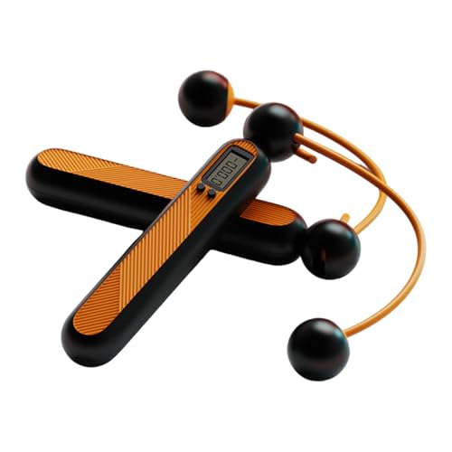 Cordless Jump Rope with Digital Counter Smooth Bearing Rotation Jump Counter Counting Skipping Rope