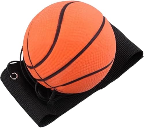 Reaction Training Ball with Adjustable Wrist Strap - High-Elasticity Rubber Basketball Trainer for Agility Drills and Reflex Exercises, Elastic String Sports Equipment for Athletes