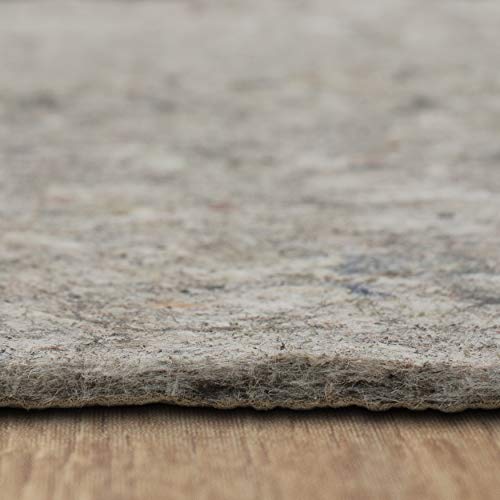Mohawk Home Non Slip Rug Pad 2' x 12'- 1/4" Thick Felt + Latex Rubber Gripper - Dual Surface Cushion for Hardwood, Carpet, Tile Floors, Made in USA - size: 2' x 12' (Runner), style: 1/4 Inch Dual Surface Rug Pad