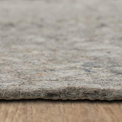 Mohawk Home Non Slip Rug Pad 8' 2" x 11' 8"- 1/4" Thick Felt + Latex Rubber Gripper - Dual Surface Cushion for Hardwood, Carpet, Tile Floors, Made in USA - size: 8'2" x 11'8" (Rectangular), style: 1/4 Inch Dual Surface Rug Pad