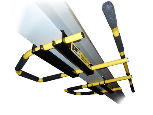 5-grip I-beam Yellow/Long Bent Bar - Pull up Bar/Chin up Bar