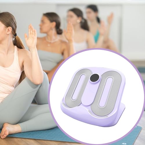 Calf Stretching Board Adjustable with Timer Ankle Exercise Professional Home Gym Incline Board Calf Stretch for Squats Heel, Purple