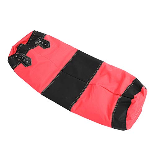 Bnineteenteam Heavy Punching Bag,Training Boxing Bag with Chain for Adults Men Women(Empty) - color: Red, size: 120cm