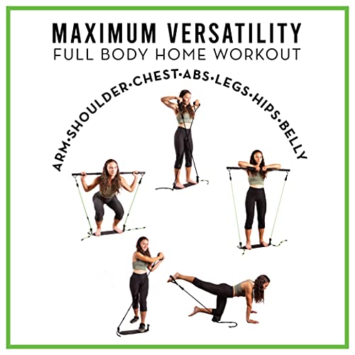Portable Exercise Equipment for Home Workouts with Best Workout Accessories for Exercise & Fitness Home Gyms- Board,Bar,Resistance Bands Full Body Workout Machine & more at Home Gym Equipment Machines