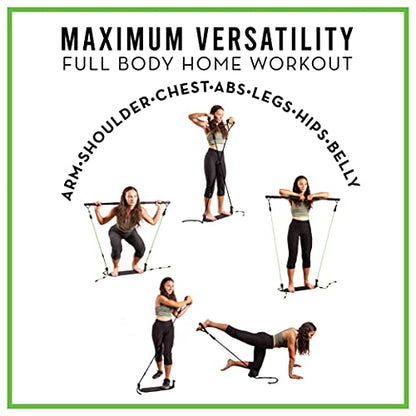 Portable Exercise Equipment for Home Workouts with Best Workout Accessories for Exercise & Fitness Home Gyms- Board,Bar,Resistance Bands Full Body Workout Machine & more at Home Gym Equipment Machines