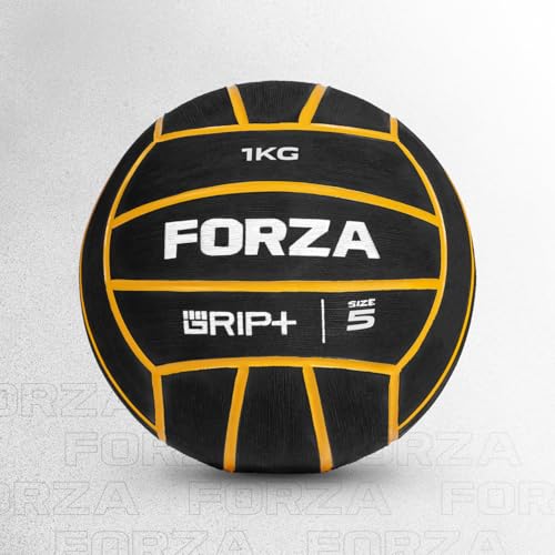 FORZA Weighted Water Polo Ball – Strength & Endurance Training, Premium Rubber, Grip+ Technology