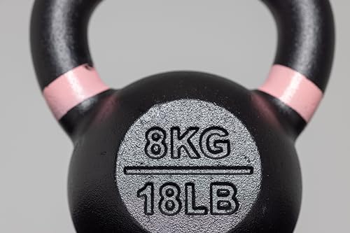 REP Fitness Kettlebell Set and Singles, 4kg to 24kg, 9lb to 53lb Weight Range, Cast Iron, Strength Exercise Training, Home Gym, Power Workout Equipment, Free Weights, Dumbbell Alternative - style: 8 kg