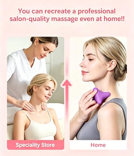 Manual Trigger Point Massage Tool Manual Massager Ball for Muscle Knot Deep Tissue Relief Myofascial Release Physical Therapy Hip Hand Back Small Massager Ball for Plantar Fasciitis Pain Relief Purple - color: Purple