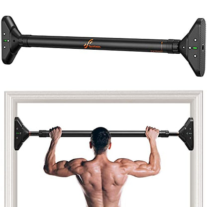 Sportneer Pull Up Bar: Strength Training Chin up Bar without Screws Bundle with Balance Board for Adults Wobble Board Adjustable 2-in-1 Slant Board