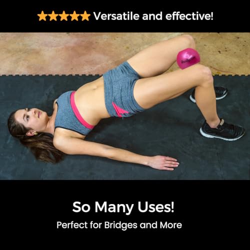 Pilates 4" (10cm) Mini Ball for AeroPilates, Yoga, Fitness, Strength, Mat Pilates - color: Blue