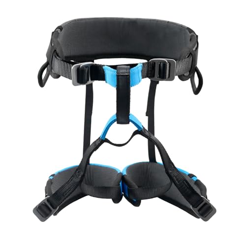 NewDoar Climbing Harness, Mountaineering Rock Climbing Harness, Men Women Tree Ice Climbing Half Body, Safety Belt Rappelling - size: Small
