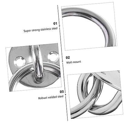 Ceiling Hooks for Yoga Suspension Trainer Ceiling Anchor Mount Fixed Disk for Yoga Gymnastics Rings