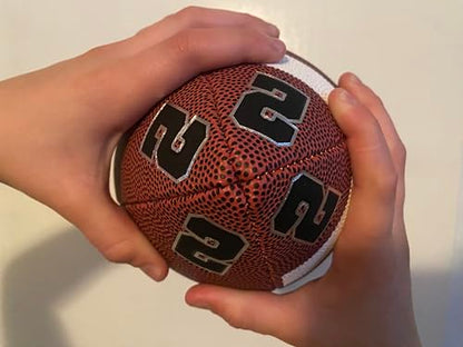 Focus Football - Concentration Training System - Leather Ball with Numbers for Improved Youth Catching Performance