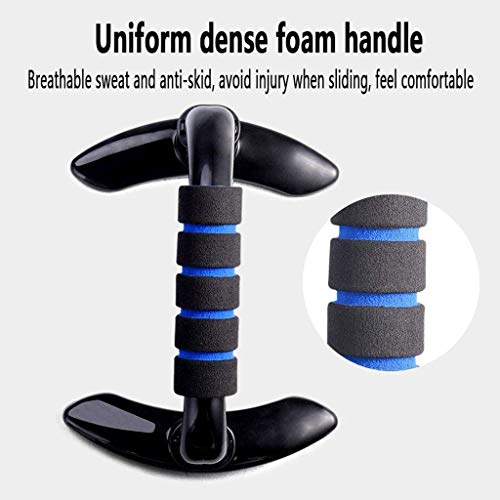 Pushup Bars Handles, Push Up Stand with Cushioned Foam Grip and Non-Slip Rubber Base Home Workout Equipment, Black