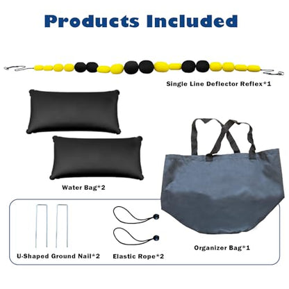 TNZMART Goalkeeper Soccer Football Agility Goalie Reflex Training Practice Drill Equipment Gear 9-13 FT