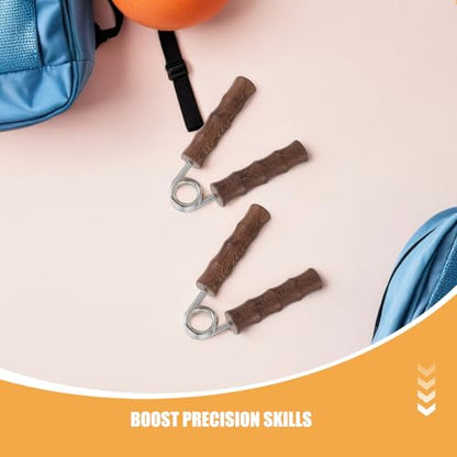 SUPVOX 4pcs Wooden Hand Grip Strengthener Kit Palm Hand Massager and Wrist Trainer for Finger and Forearm Exercise for Strengthening at Home Or Gym