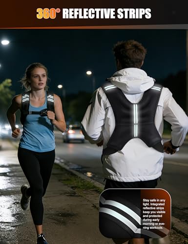 Henkelion Weighted Vest Weight Vest for Men Women Kids Weights Included, Body Weight Vests Adjustable for Running, Training Workout, Jogging, Walking