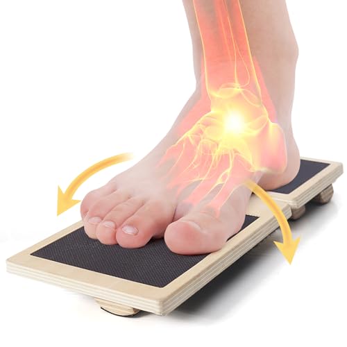 Ankle Balance Board – Stability Trainer for Rehabilitation, Basketball, Running, Yoga & Injury Recovery – Home Gym Equipment (Includes Workout Guide)