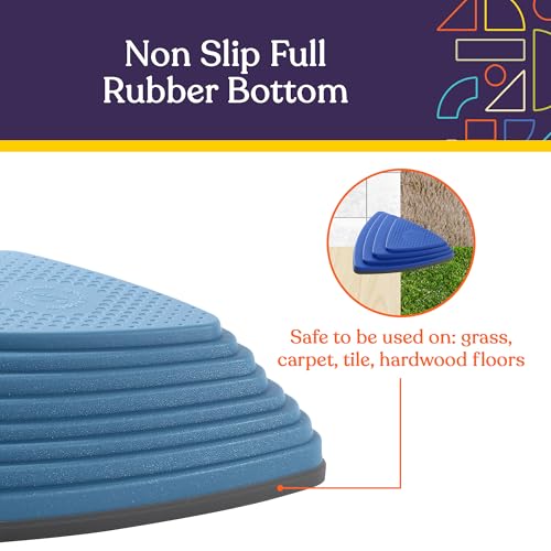 Special Supplies Stepping Stones for Kids Indoor and Outdoor Balance Blocks Promote Coordination, Balance Strength Child Safe Rubber, Non-Slip Edging