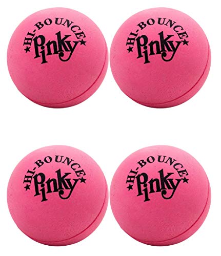 JA-RU Super Bounce Pinky Ball (4 Bouncy Balls) Outdoor Games & Indoor Playground Kids Toys. Massage Therapy Stress Balls. Sports Party Favors & Carnival Prizes in Bulk. 976-4A - size: 4 Pack