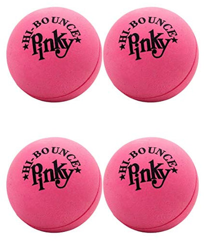 JA-RU Super Bounce Pinky Ball (4 Bouncy Balls) Outdoor Games 976-4A - size: 4 Pack