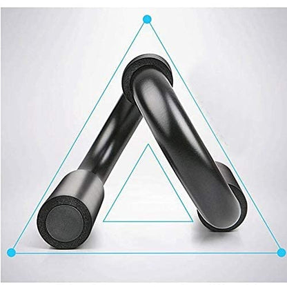 Push Up Bars Strength Training - Workout Stands with Ergonomic Push-up Bracket Board with Non-Slip Sturdy Structure Portable for Home Fitness Handle for Floor Workouts Exercise Chest Body Building Equipment with Stainless Steel Bar & Foam for Men and Wome
