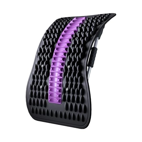 Spine Stretcher - Back Cracker, Arch Alignment Board, Ergonomic Support Massager, Durable painrelief Tool | Relaxation Device for Family, Women, Men, Friends, Boys, Girls, Enhance Comfort During Rest - color: Black