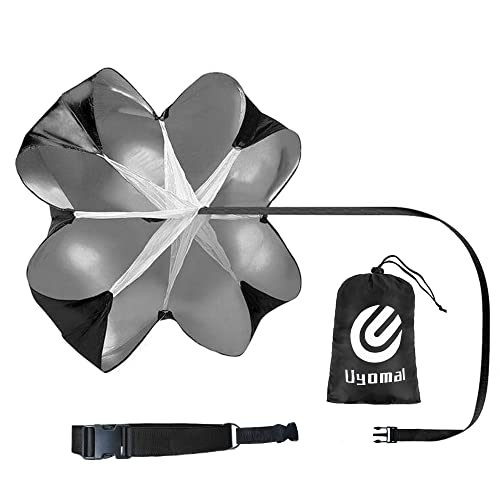 Uyomal Running Speed Training,Speed Chute Resistance Parachute for Speed and Acceleration Training 56-Inch