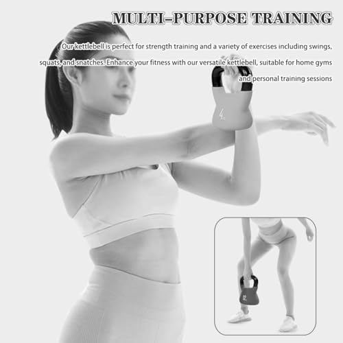 Kettlebell Weights Home Use Female Body Shaping Kettle Bells, Gym Muscle Training Dumbbell, Swing/Squat/Press, Sports Training Equipment(B-6kg)