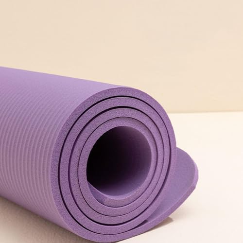 Non Slip Yoga Mat, Antitear Thick Comfortable Exercise Mats for Home Workout with Carrying Strap,Nonslip Tpe Durable Non Slip Yoga Mat for Exercises Indoor Stretching Fitness Gym Floor Sport Home