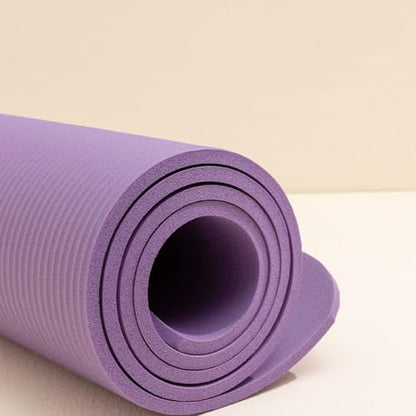 Non Slip Yoga Mat, Tpe Durable Nonslip Exercise Mat with Carrying Strap,Thick Antitear Professional Workout Mats for Home Gym for Home Gym Indoor Sport Workouts Exercises Floor Fitness Stretching