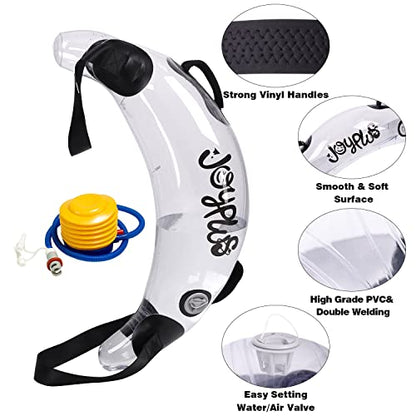 Aqua Bag Workout, Adjustable Training Bag and Power Bag with Water, Core and Balance Trainer, Portable Stability Fitness &Full Body Exercise Equipment for Weight