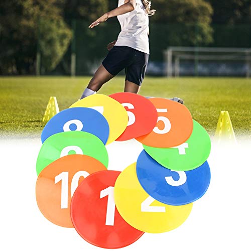 Flat Cones Spot Markers for Soccer, PVC Football Discs Signs, for Basketball Sports Speed Training