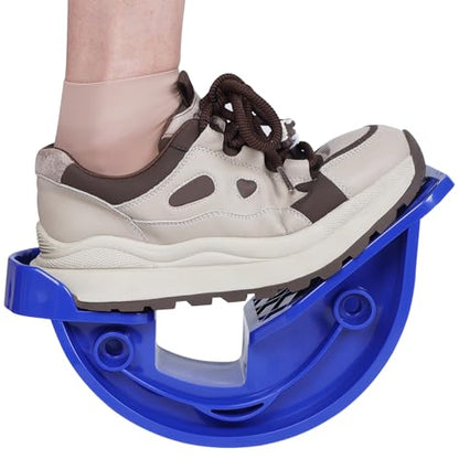 Foot Stretcher, Calf Stretcher for Plantar Fasciitis, Non-slip Stretching Foot Rocker for Home Office (Blue)