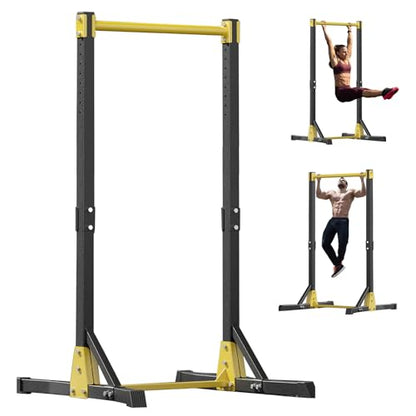 Pull Up Station, Max Bearing 400 LBS, Portable Power Tower Pull up Bar Station, Free Standing Pull Up Bar Stand for Home Gym, Pull Up and Dip Station with 11 Gears Adjustment, Black