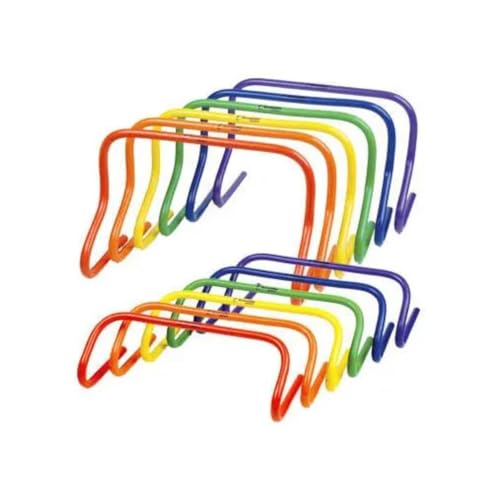 Sports Health™ - Training Hurdle Set, for Agility, Speed and Balance Training, Practice and Training for Sports - Set of 6 Hurdles - size: 6-Inch
