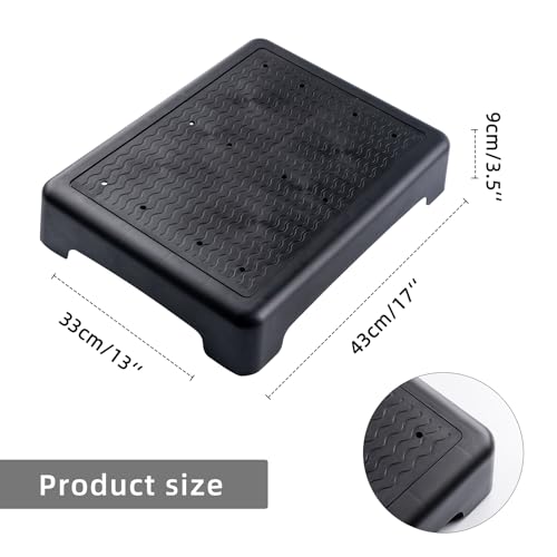 Mobility Step Stool for Adults Half Seps for Stairs for Seniors,Platform Step Safety Step Non-Slip Indoor and Outdoor