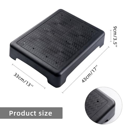 Mobility Step Stool for Adults Half Seps for Stairs for Seniors,Platform Step Safety Step Non-Slip Indoor and Outdoor