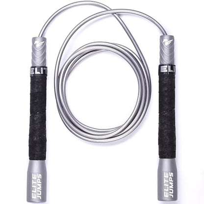 Fit Plus Pro Freestyle PVC, 4mm Cord Skipping Rope, Cardio, Adjustable 10ft Length with 8" Reinforced Handles, Non-Slip Grip for Gym Workout, School Sport, Beginner Use